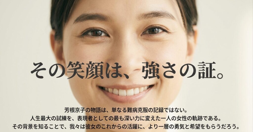 経験を糧にした女優としての強さ