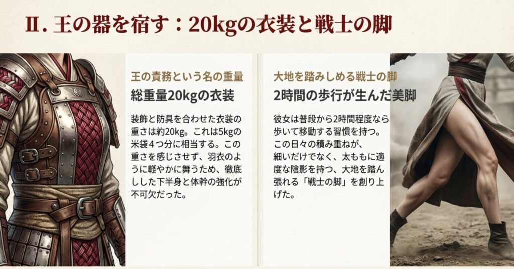 20kgの重い衣装で動くための秘訣