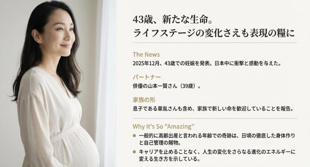 43歳での妊娠とパートナー