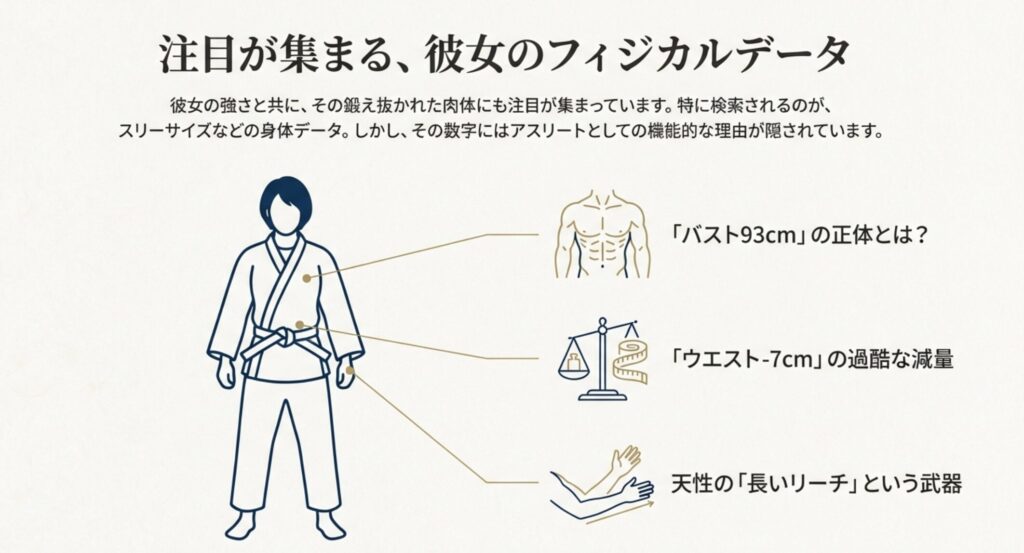角田夏実のスリーサイズと筋肉の関係を徹底解剖