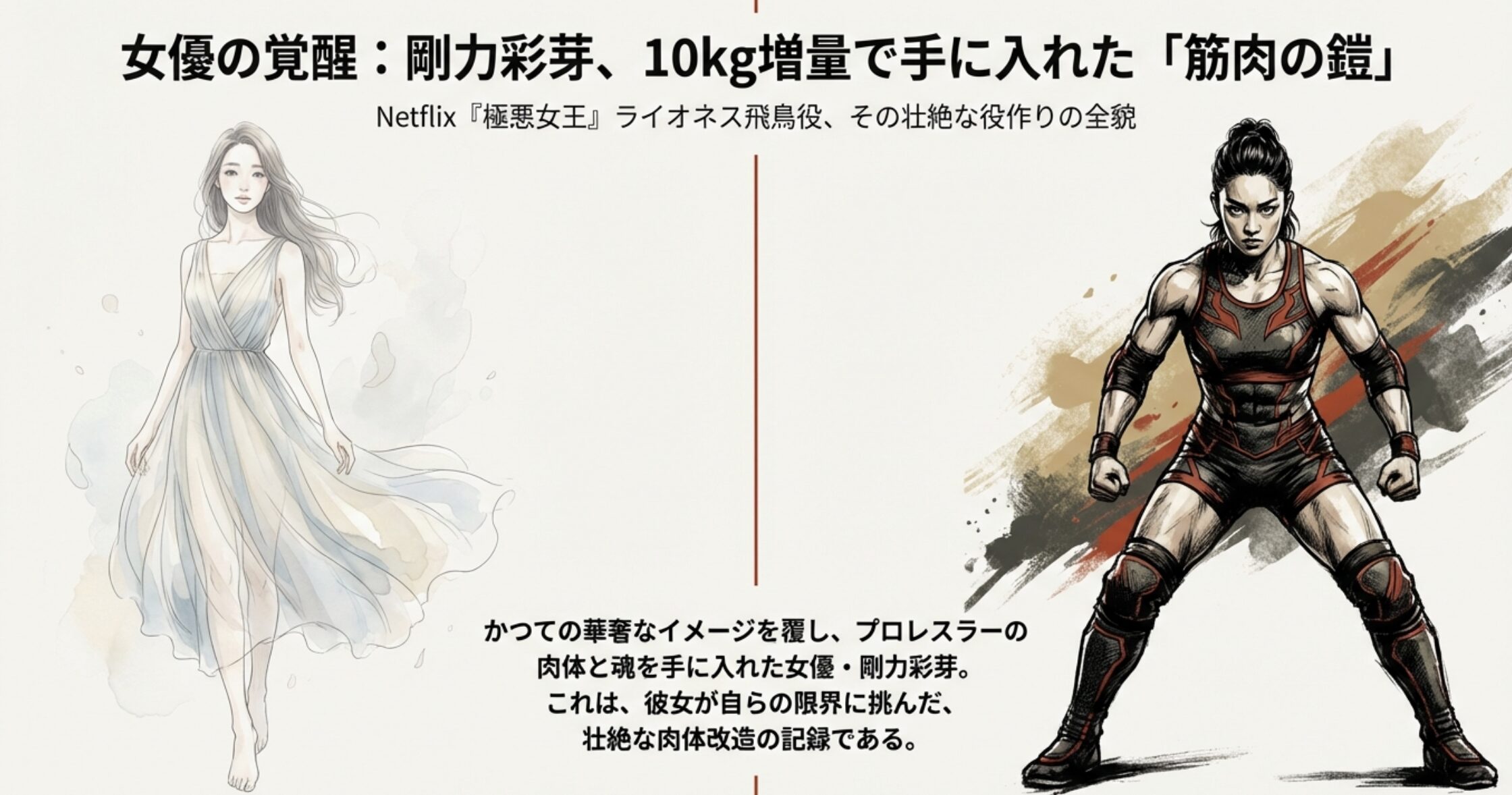 剛力彩芽のプロレス体重増量が衝撃！10kg増の役作りと現在