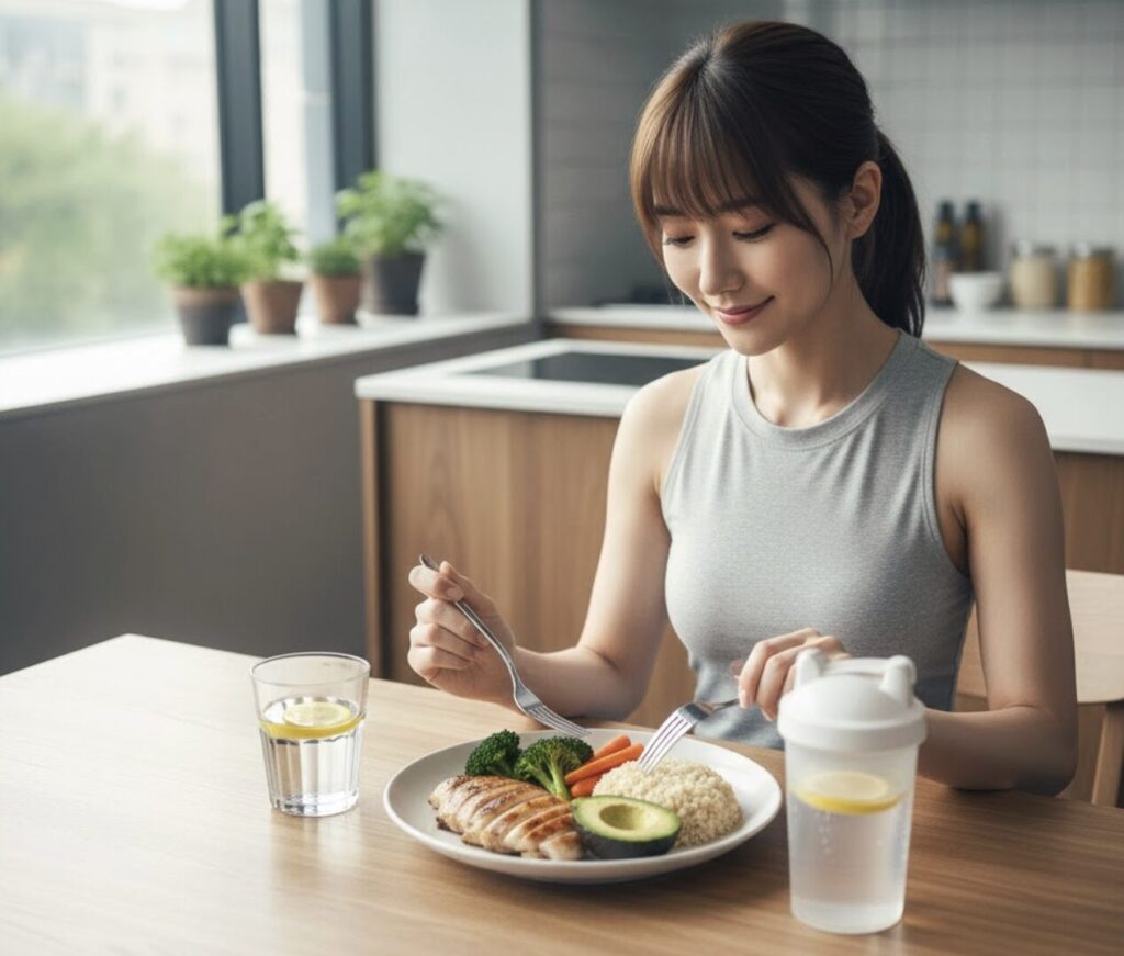 食事メニューとレモンの摂取