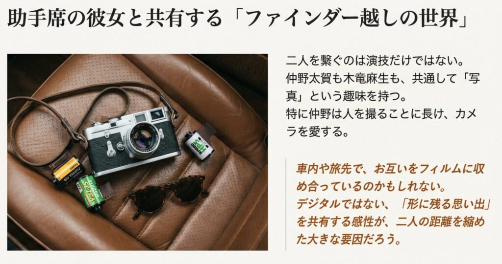 写真集も話題の木竜麻生を助手席に乗せた愛車