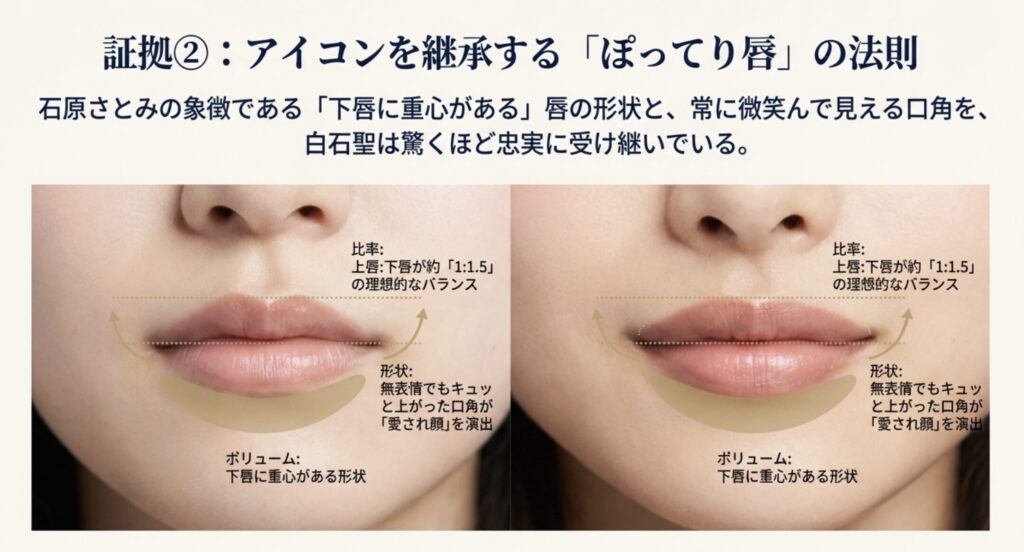 唇の形がそっくりな決定的証拠