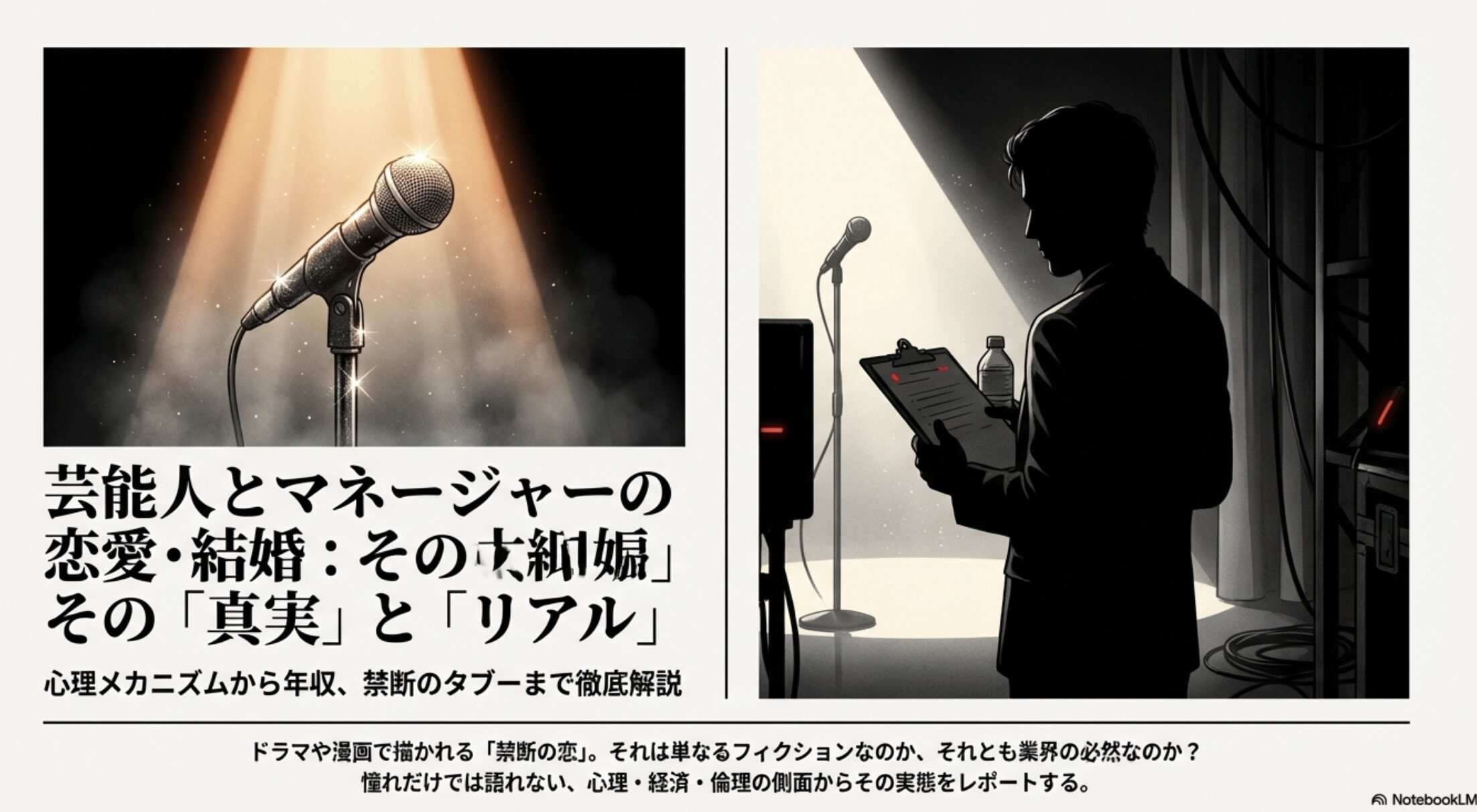 芸能人とマネージャーが付き合う心理と結婚の実例