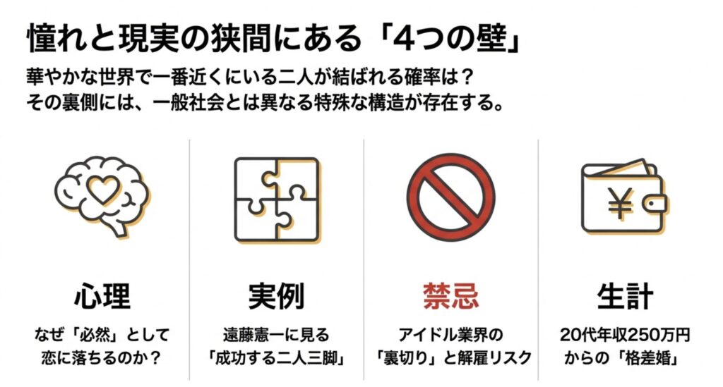 芸能人とマネージャーが付き合う心理と結婚の実例