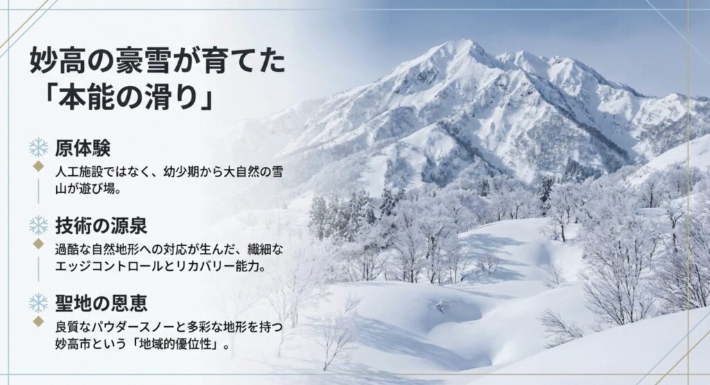 スノーボードを始めたきっかけと雪国の環境