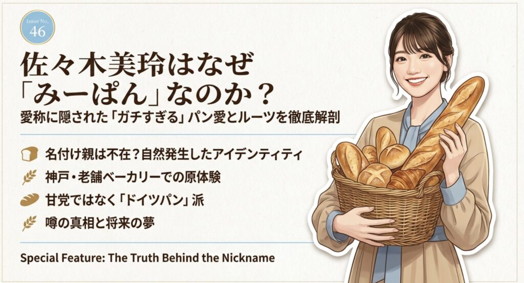 佐々木美玲のみーぱんという愛称の由来