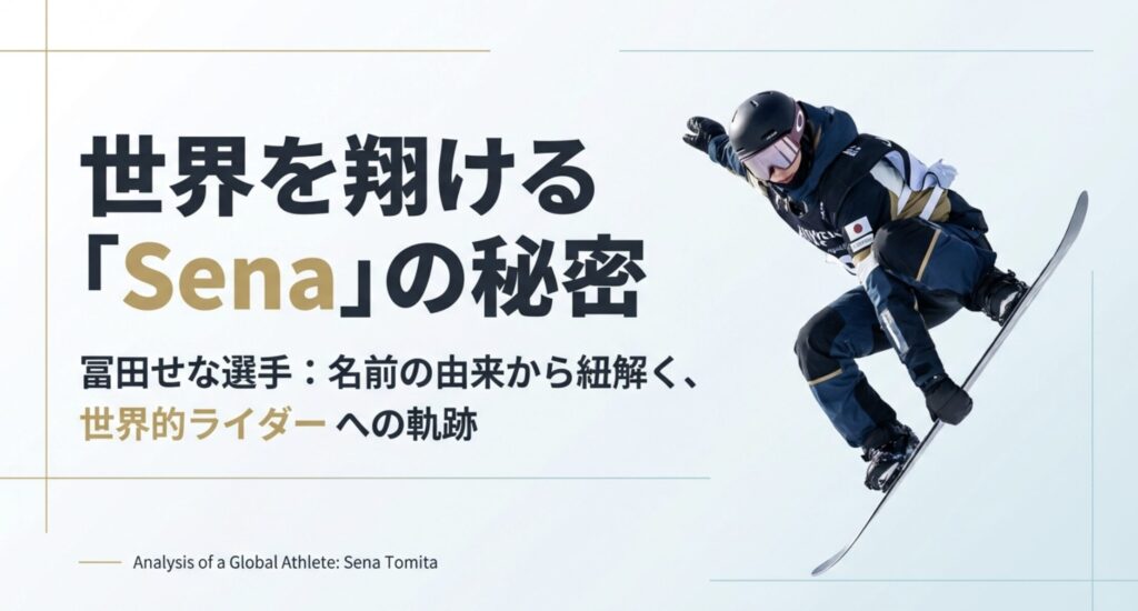 冨田せなの名前の由来は？世界へ羽ばたく名付けと家族の絆
