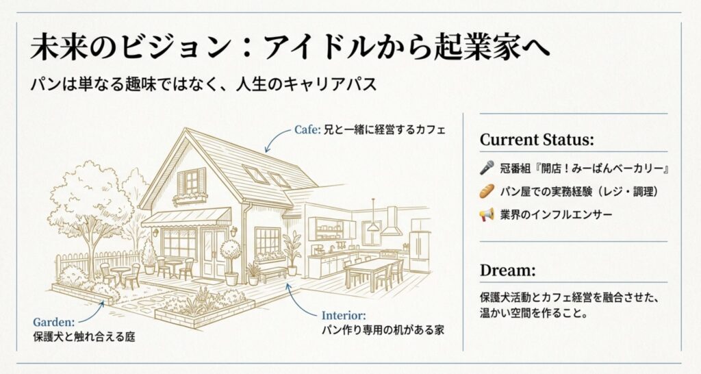 将来は兄とカフェを開く夢
