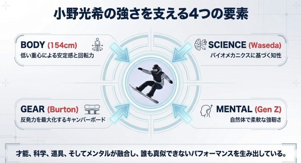 小野光希の身長と強さの秘密まとめ