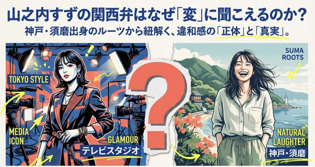 山之内すずの関西弁が変と言われる理由と構造を徹底分析