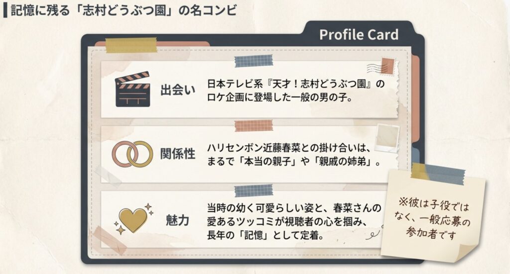 志村どうぶつ園で出会ったたいせいくんは誰？正体を確認