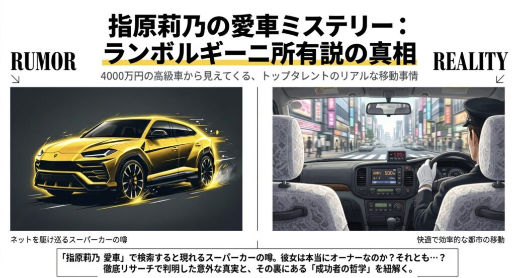 指原莉乃の愛車はランボルギーニ？値段や運転事情を徹底調査