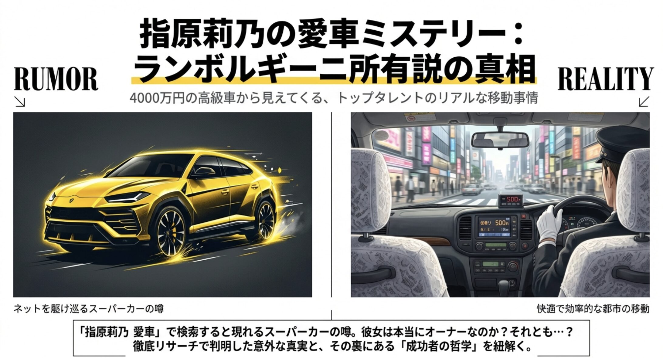 指原莉乃の愛車はランボルギーニ？値段や運転事情を徹底調査