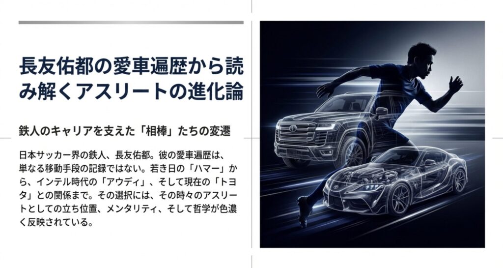 歴代の長友佑都の愛車を振り返る