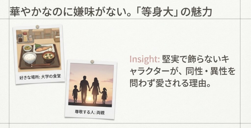 立教大学時代に確立した等身大の魅力