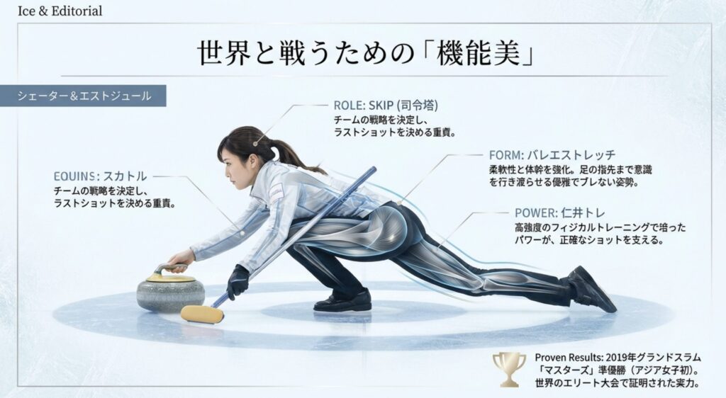 美しいフォームを作る筋肉の秘密