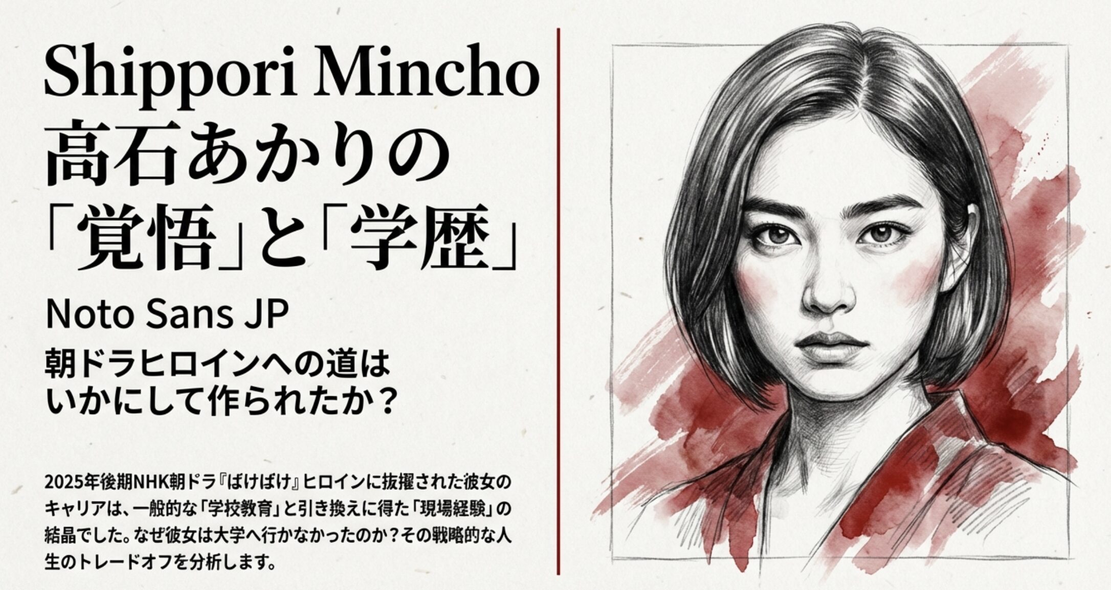 髙石あかりの学歴を分析：出身中学と高校