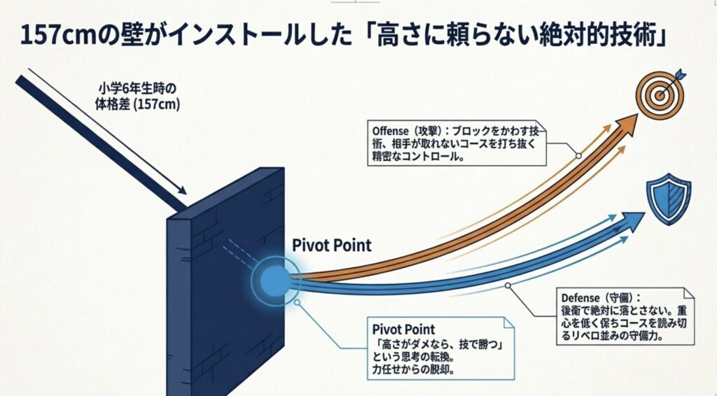 157センチの低身長時代に挑んだ技術課題