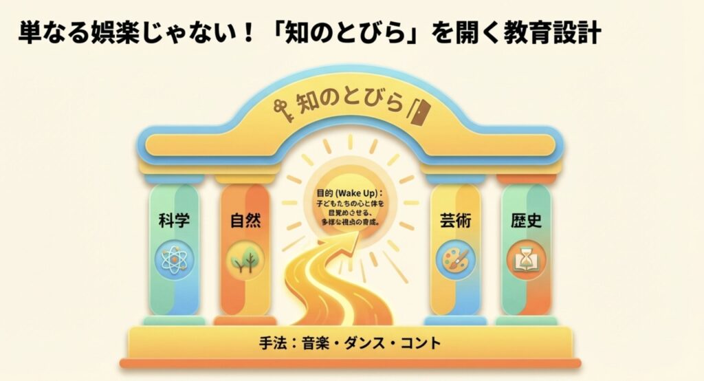 ザウェイキーショウの教育的意義と番組の構成