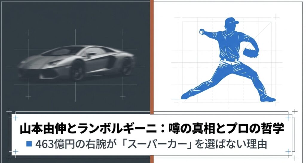 山本由伸のランボルギーニ所有説の真相