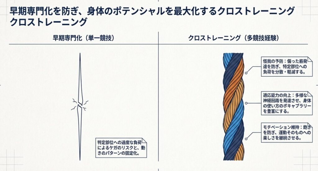幼少期のクロストレーニングがもたらした身体能力