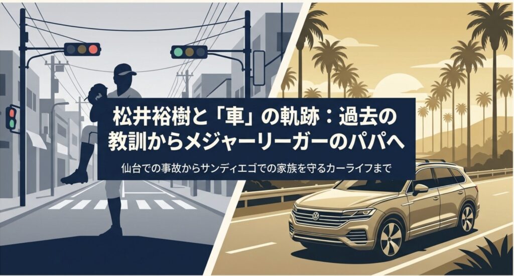 松井裕樹の車事情に迫る！仙台の事故からパドレスでの最新愛車まで