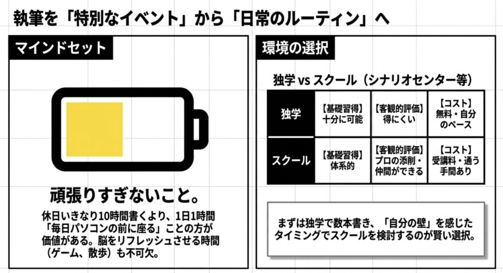 社会人が独学で執筆を継続するモチベーション管理