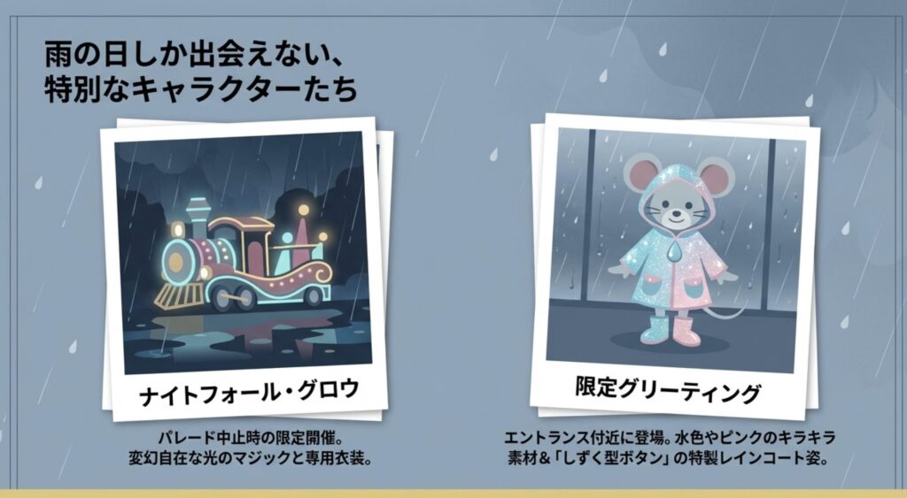 ゲーム施設の雨の日限定チャームや景品の魅力