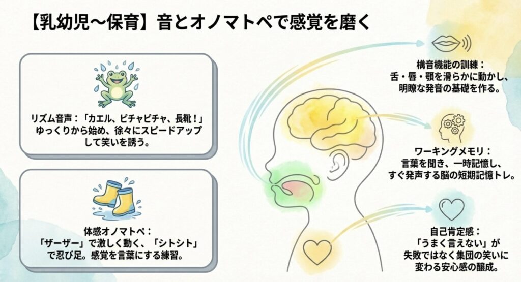 保育で活用される音声や手遊び