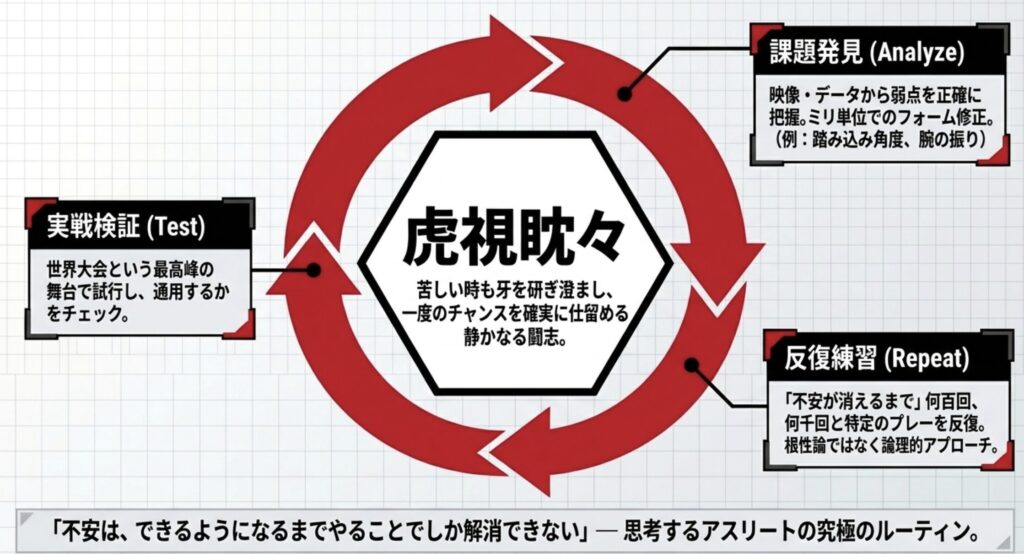 和田由紀子の身長差を凌駕する論理的な練習哲学