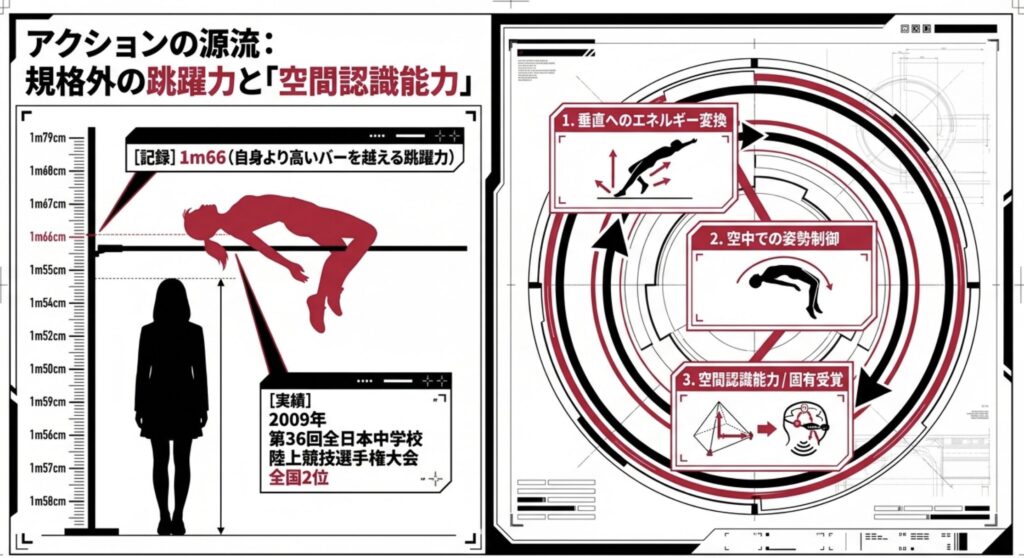 清野菜名のアクロバット技術を支える身体能力の秘密