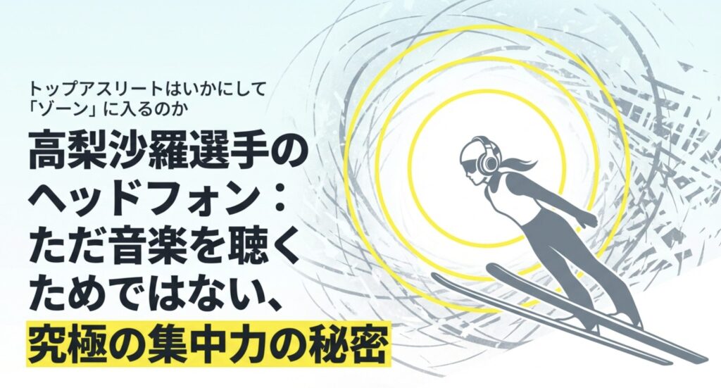 高梨沙羅のヘッドフォン！試合前の勝負曲や愛用の理由を徹底解説