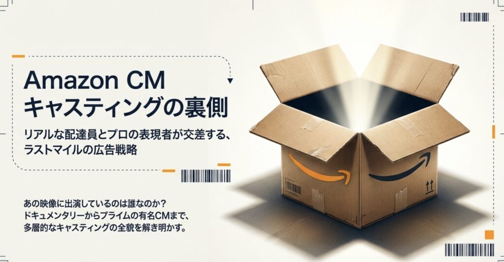 Amazonフレックスのcmは誰？出演キャストを完全網羅