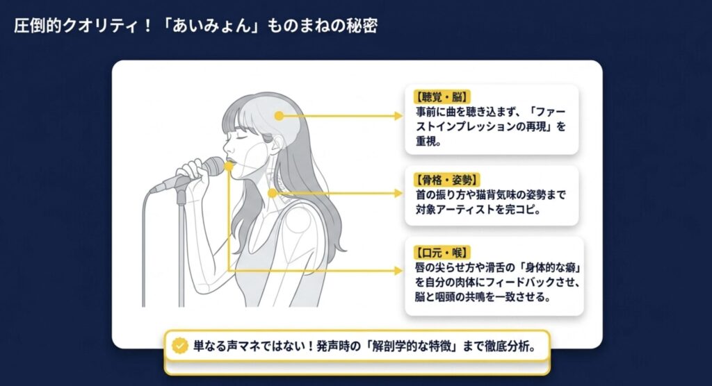 nanamiのあいみょんのものまねの秘密