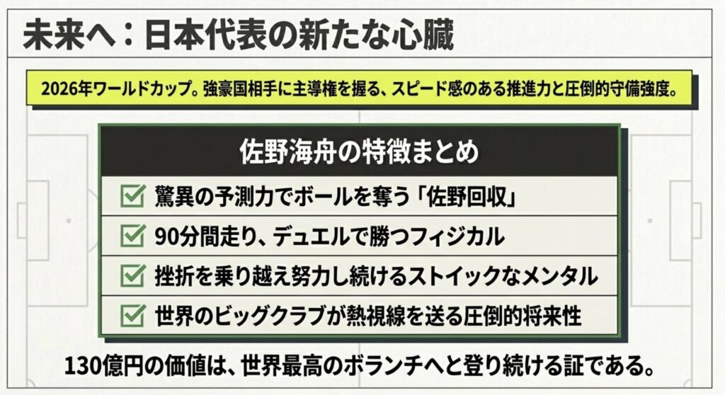 世界最高峰へ成長を続ける佐野海舟の特徴まとめ