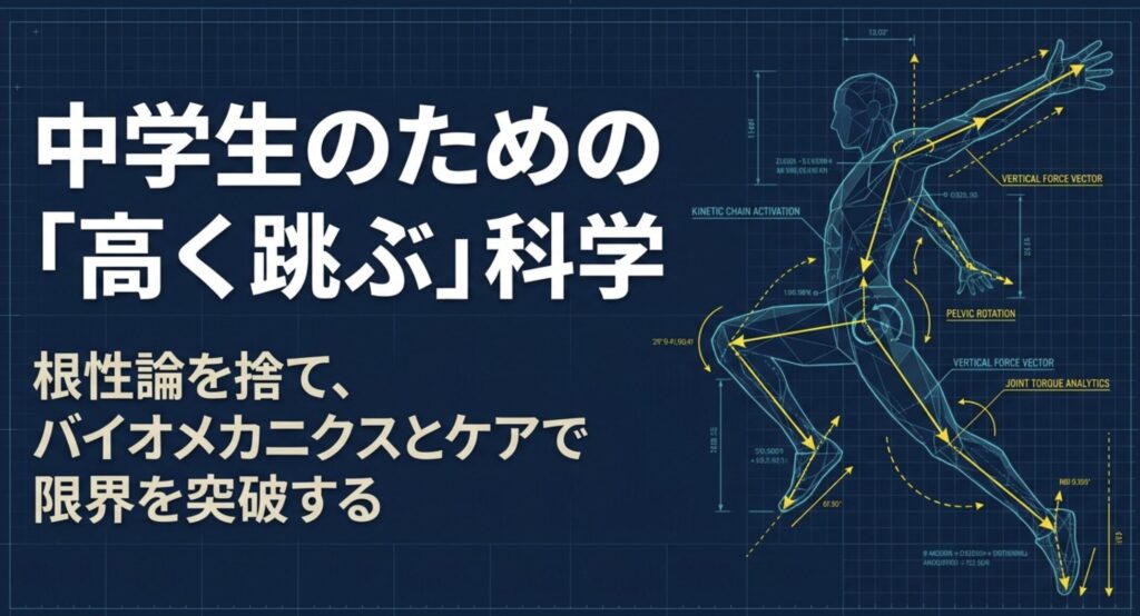 中学生がジャンプ力を上げる方法！高く跳ぶコツと筋トレ