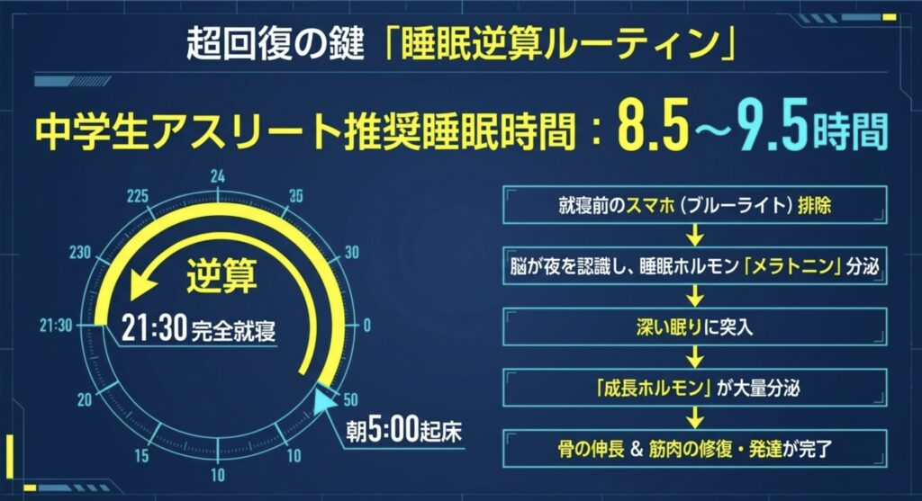 成長ホルモンの分泌を促す理想の睡眠時間