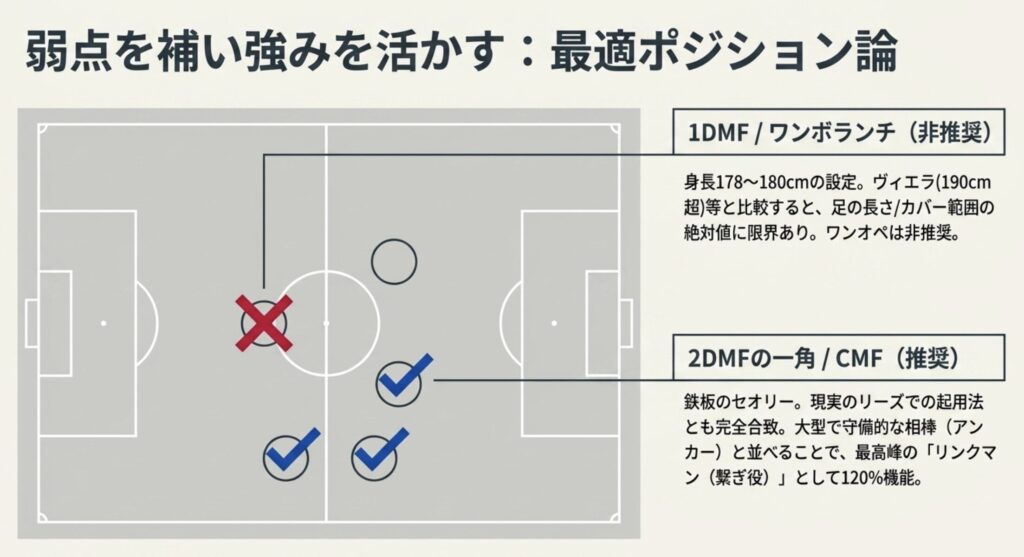 田中碧のウイイレ能力を活かすおすすめ育成論