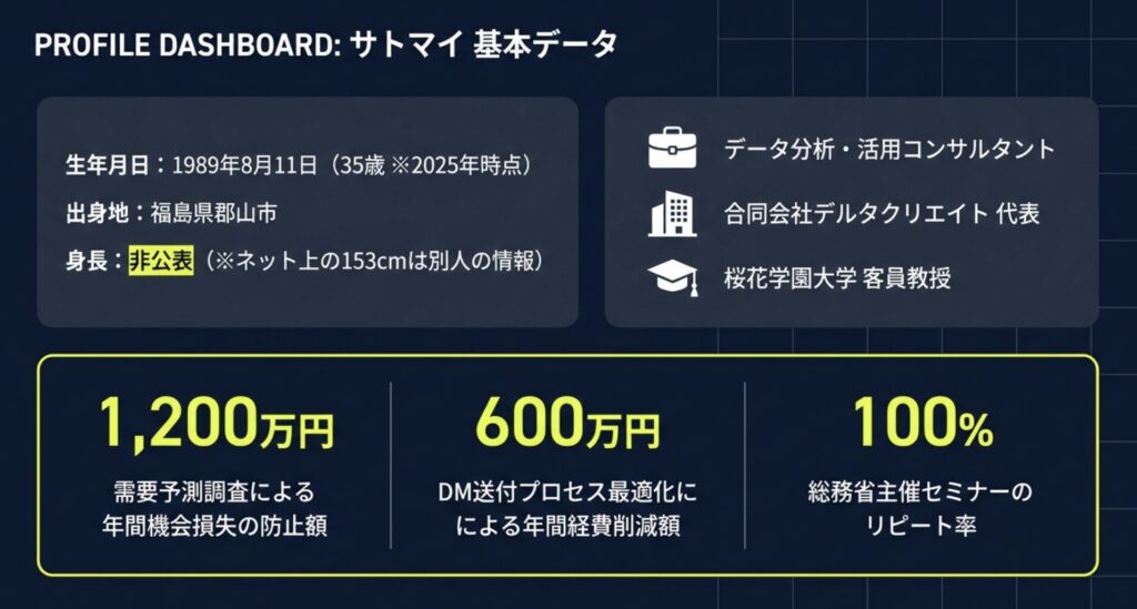 サトマイの意外な経歴とは
