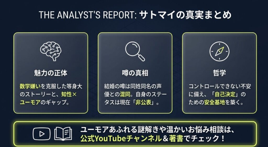 サトマイ(謎解き統計学)がかわいい魅力まとめ