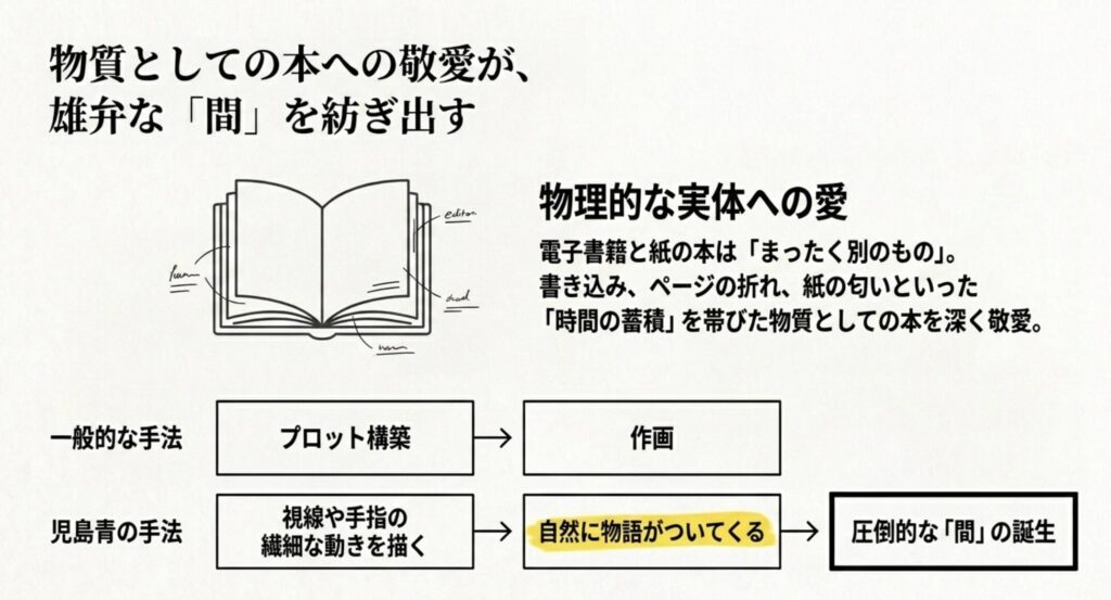 物質としての本を愛する独自の創作