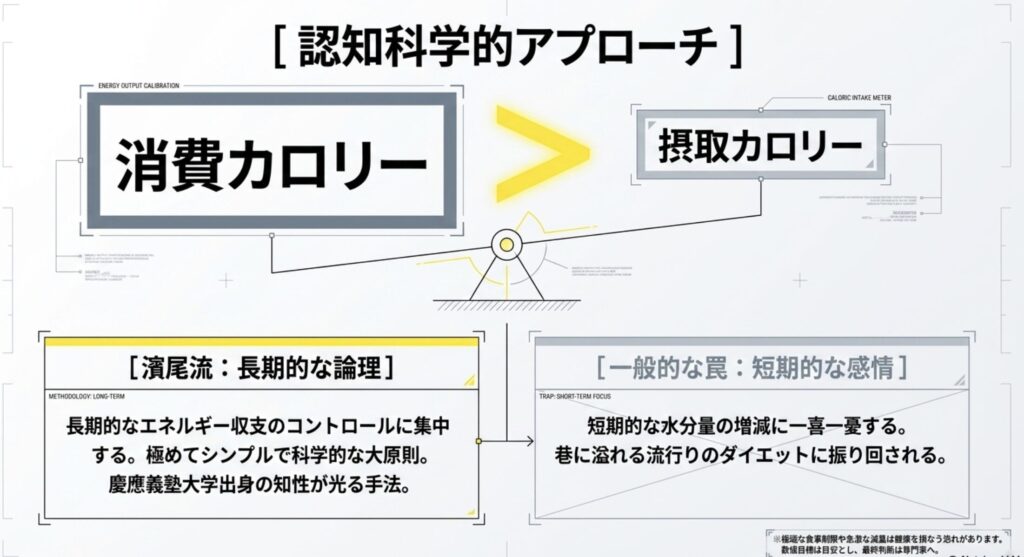 認知科学に基づく独自の減量メソッド